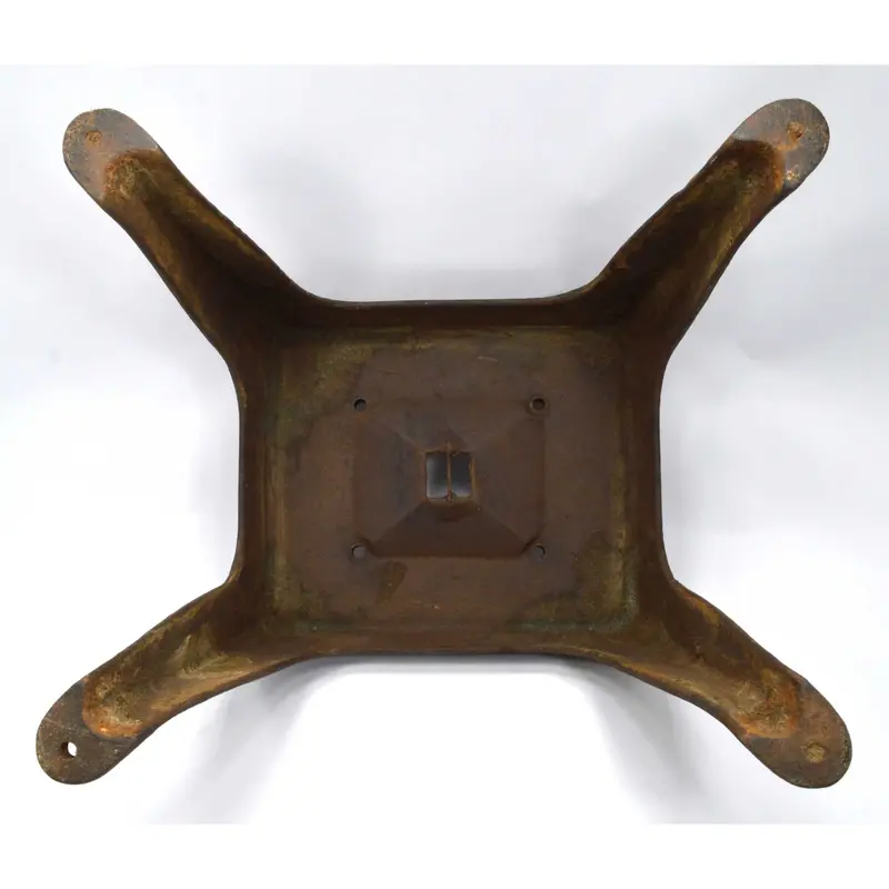 Vintage Cast Iron Cream Separator Base – Salvaged Four-Legged Stand for Restoration or Display