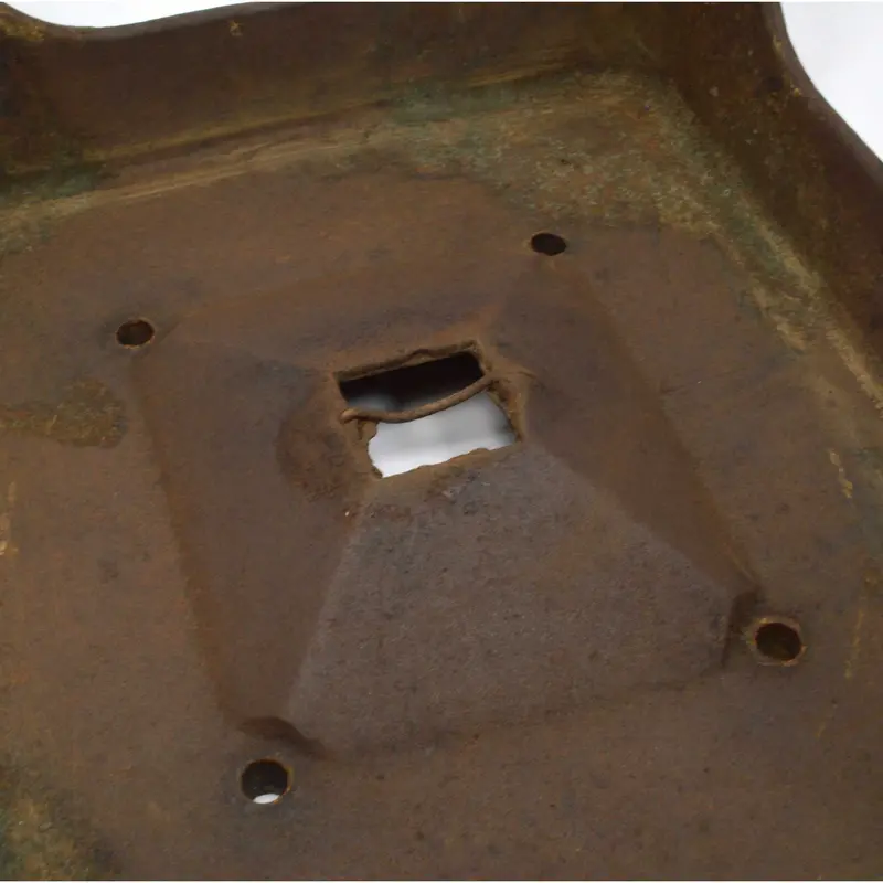 Vintage Cast Iron Cream Separator Base – Salvaged Four-Legged Stand for Restoration or Display