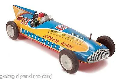 Vintage Friction Sparking Speed King 61 Mark YA – Japanese-Made Mechanical Toy, Good Working Order