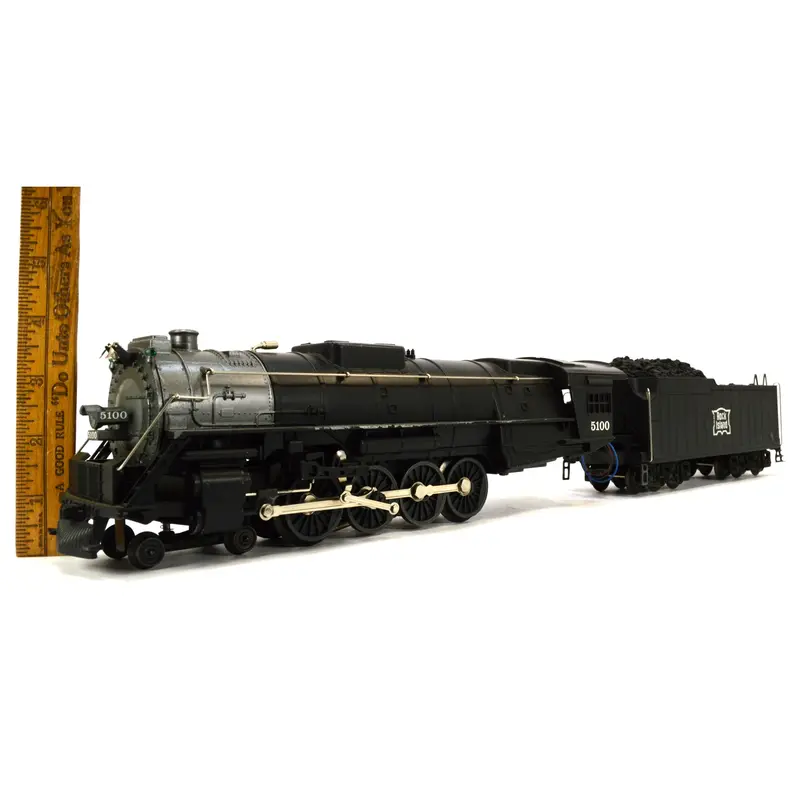 Vintage Lionel O-Gauge Rock Island 4-8-4 Steam Locomotive #5100 with Tender 6-18001 – Operational but with Known Issues