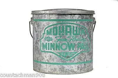 Vintage Mohawk Foam Minnow Pail – 10-Quart Floating Bait Bucket
