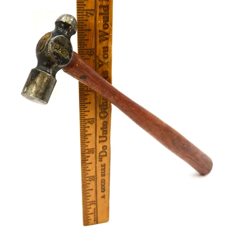 Vintage Plumb 2 oz Ball Peen Hammer – Original Handle with Retained Japanning