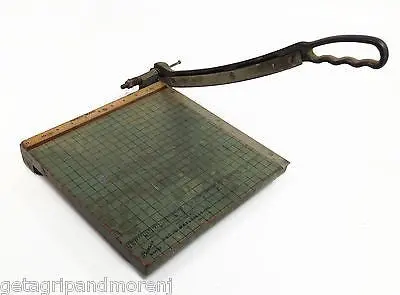 Vintage Premier Heavy-Duty Guillotine Cutter – 11-Inch Photo and Paper Trimmer