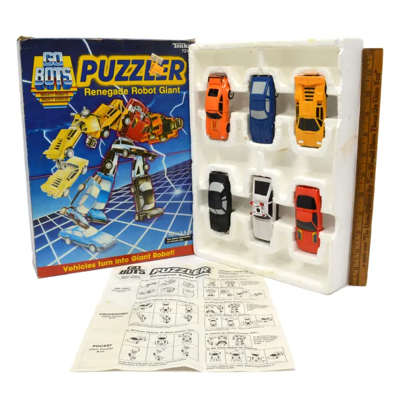 Vintage Tonka Gobots Puzzler-Renegade Giant Robot #7248 – Sealed Box with Instructions