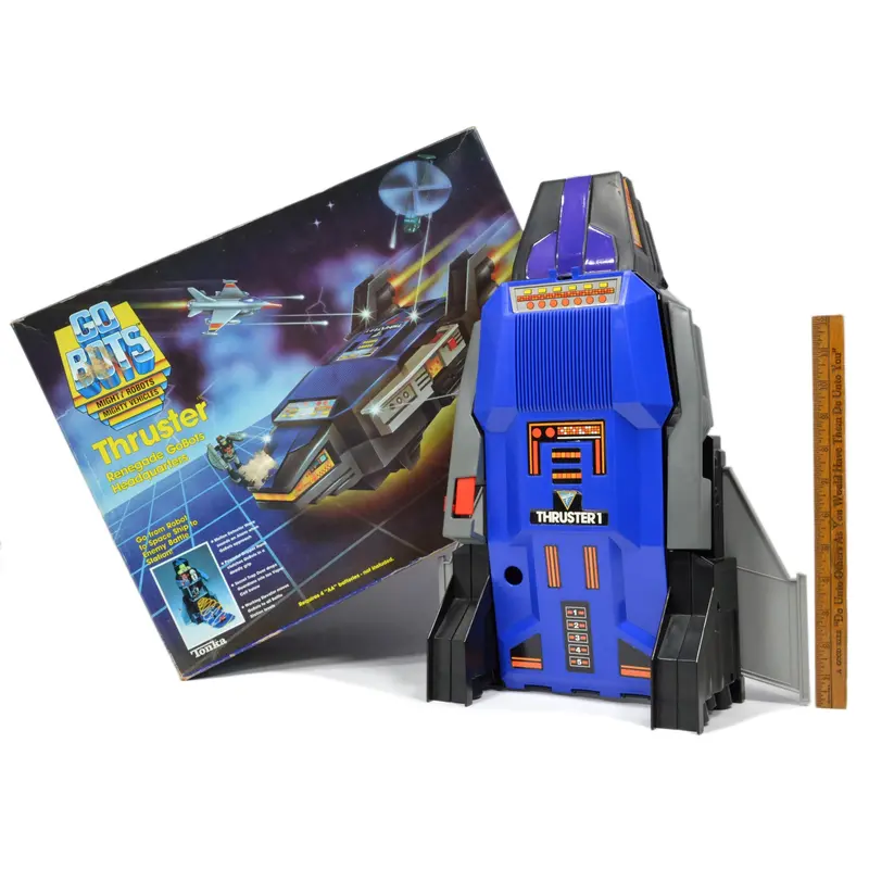Vintage Tonka Gobots Thruster #7245 Renegade Headquarters Playset – 1985 Boxed Release