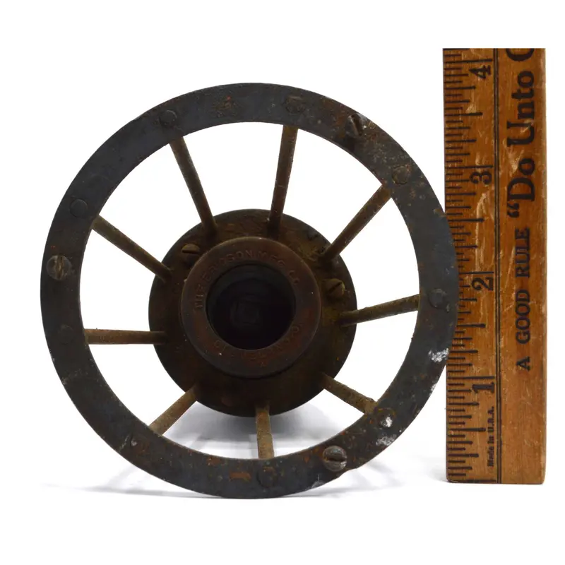 Vintage Workshop Extension Light — Medieval-Style Torch Design in Wood and Iron