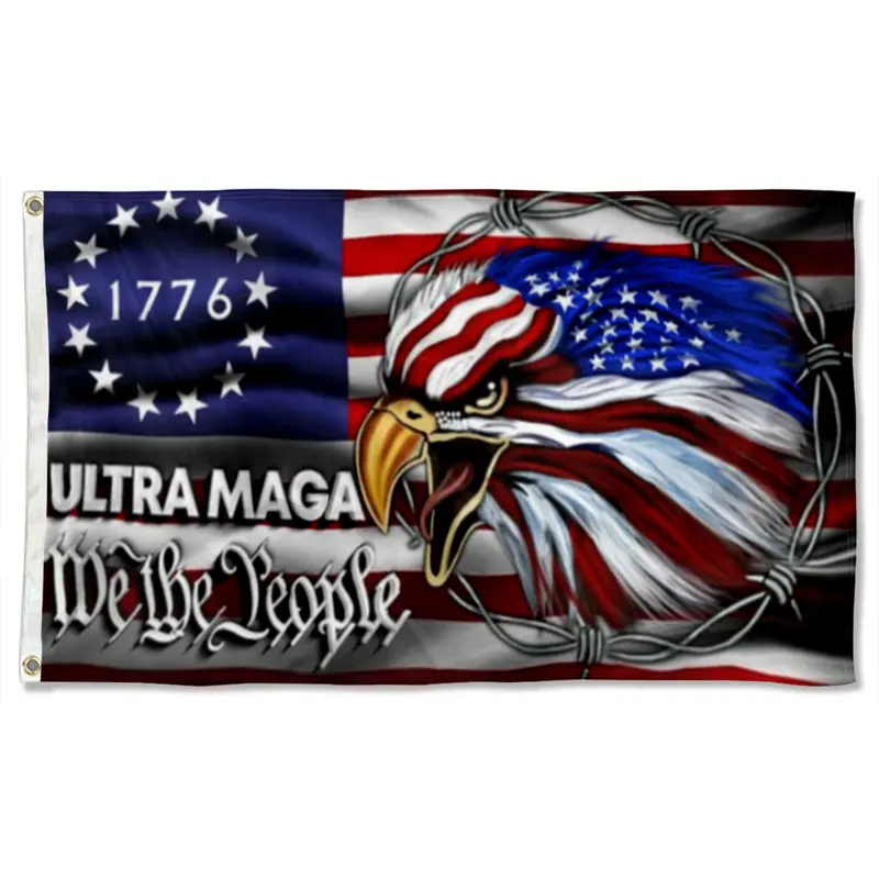 We The People 1776 MAGA Eagle Banner – Patriotic Ultra-Redesign Flag