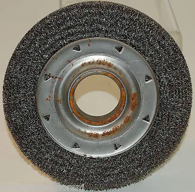 Weiler 8-Inch Wide-Face Wire Wheel – 4000 RPM Rated, Unused