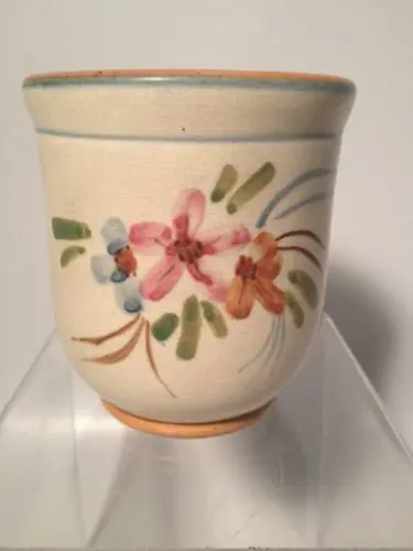 Weller 4-Inch Vintage Floral Vase – Early 20th Century Design