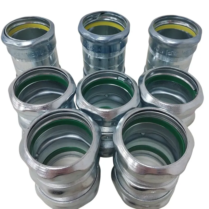 Wet-Loc 2″ Watertight Couplings – Eight-Unit Pack, Raintight & Submersible, Open Box