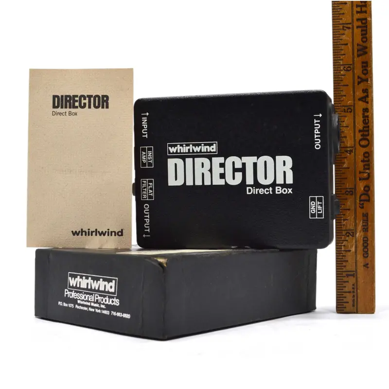 Whirlwind Director Direct Box – Gently Used, Includes Original Packaging & Instructions