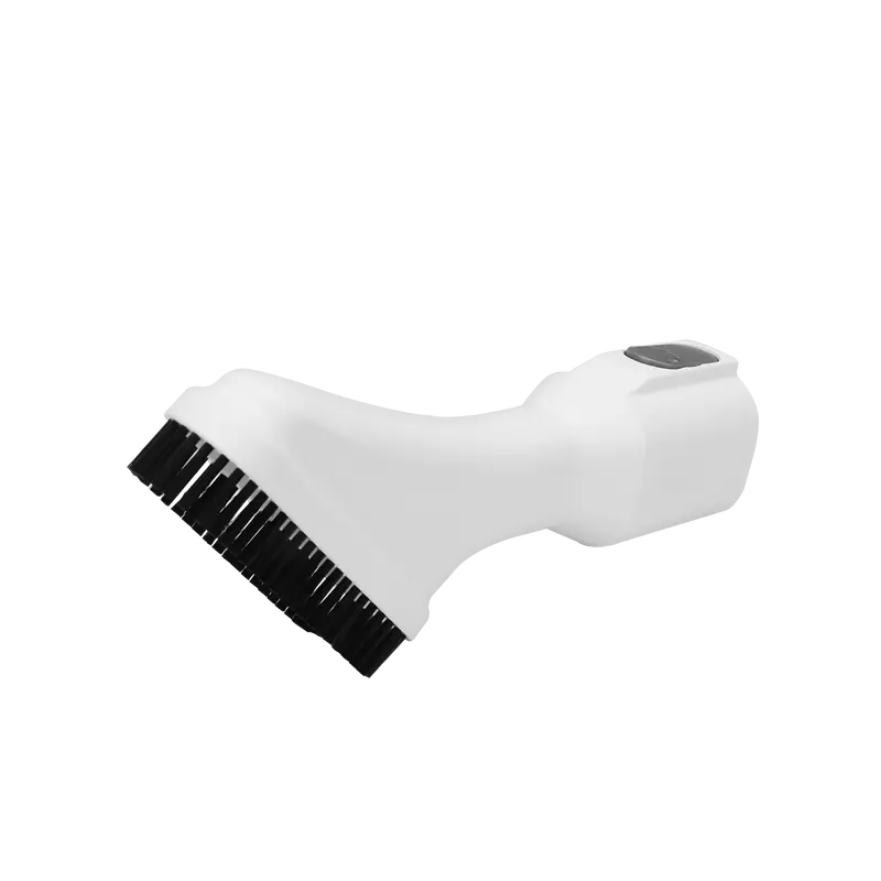 White Soft-Bristle Pet Fur Brush – Gentle Grooming Tool