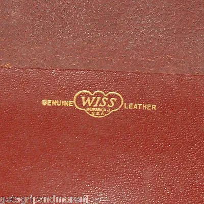 WISS Genuine Leather Tool Case – Vintage Rare Find